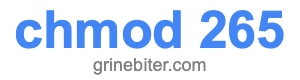 chmod 265 chmod 265