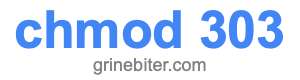 chmod 303 chmod 303