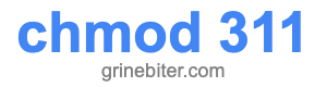 chmod 311