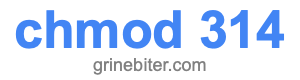 chmod 314 chmod 314