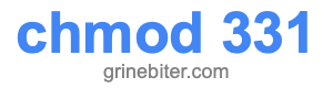 chmod 331