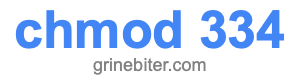 chmod 334