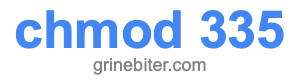 chmod 335 chmod 335