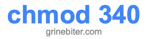 chmod 340 chmod 340