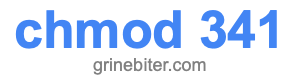 chmod 341 chmod 341