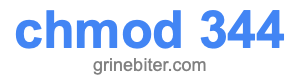chmod 344 chmod 344