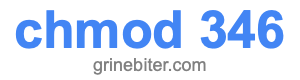 chmod 346 chmod 346
