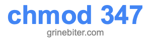 chmod 347