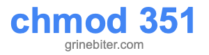 chmod 351 chmod 351