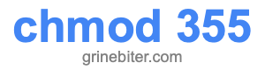chmod 355