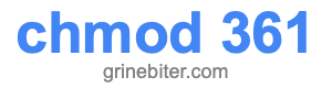 chmod 361 chmod 361