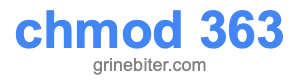 chmod 363 chmod 363