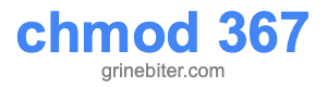 chmod 367 chmod 367