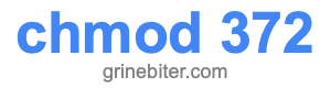 chmod 372 chmod 372
