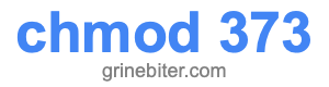 chmod 373 chmod 373