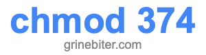 chmod 374 chmod 374