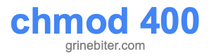 chmod 400 chmod 400