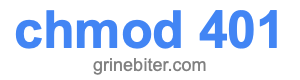chmod 401 chmod 401