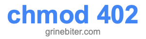 chmod 402 chmod 402