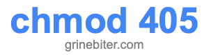 chmod 405 chmod 405