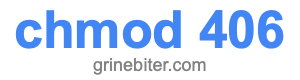 chmod 406 chmod 406