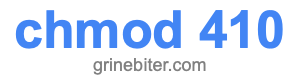 chmod 410 chmod 410