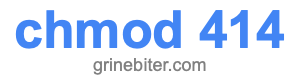 chmod 414 chmod 414