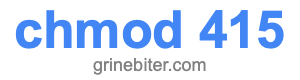 chmod 415 chmod 415