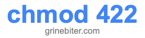 chmod 422 chmod 422