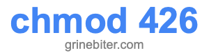 chmod 426 chmod 426
