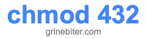 chmod 432 chmod 432