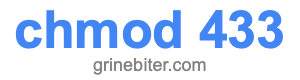 chmod 433 chmod 433