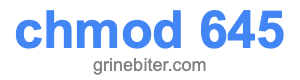 chmod 645 chmod 645