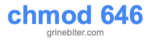 chmod 646 chmod 646