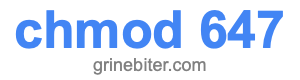 chmod 647 chmod 647