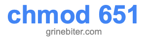 chmod 651 chmod 651