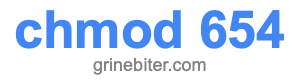 chmod 654 chmod 654