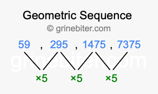 Sequence 59, 295, 1475, 7375,...