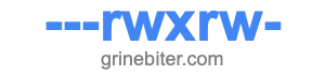 ---rwxrw- ---rwxrw-