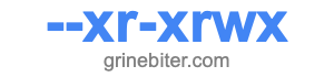 --xr-xrwx --xr-xrwx