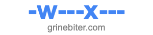 -w---x--- -w---x---