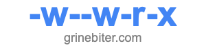 -w--w-r-x -w--w-r-x