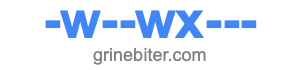-w--wx--- -w--wx---