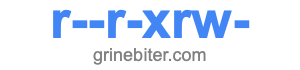 r--r-xrw- r--r-xrw-