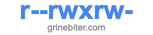 r--rwxrw-