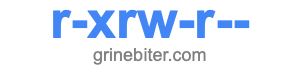 r-xrw-r-- r-xrw-r--