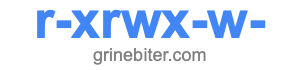 r-xrwx-w- r-xrwx-w-