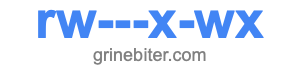 rw---x-wx rw---x-wx