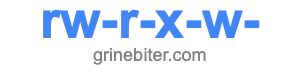 rw-r-x-w- rw-r-x-w-