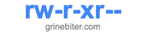 rw-r-xr-- rw-r-xr--